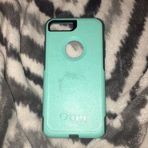Teal and blue OtterBox case